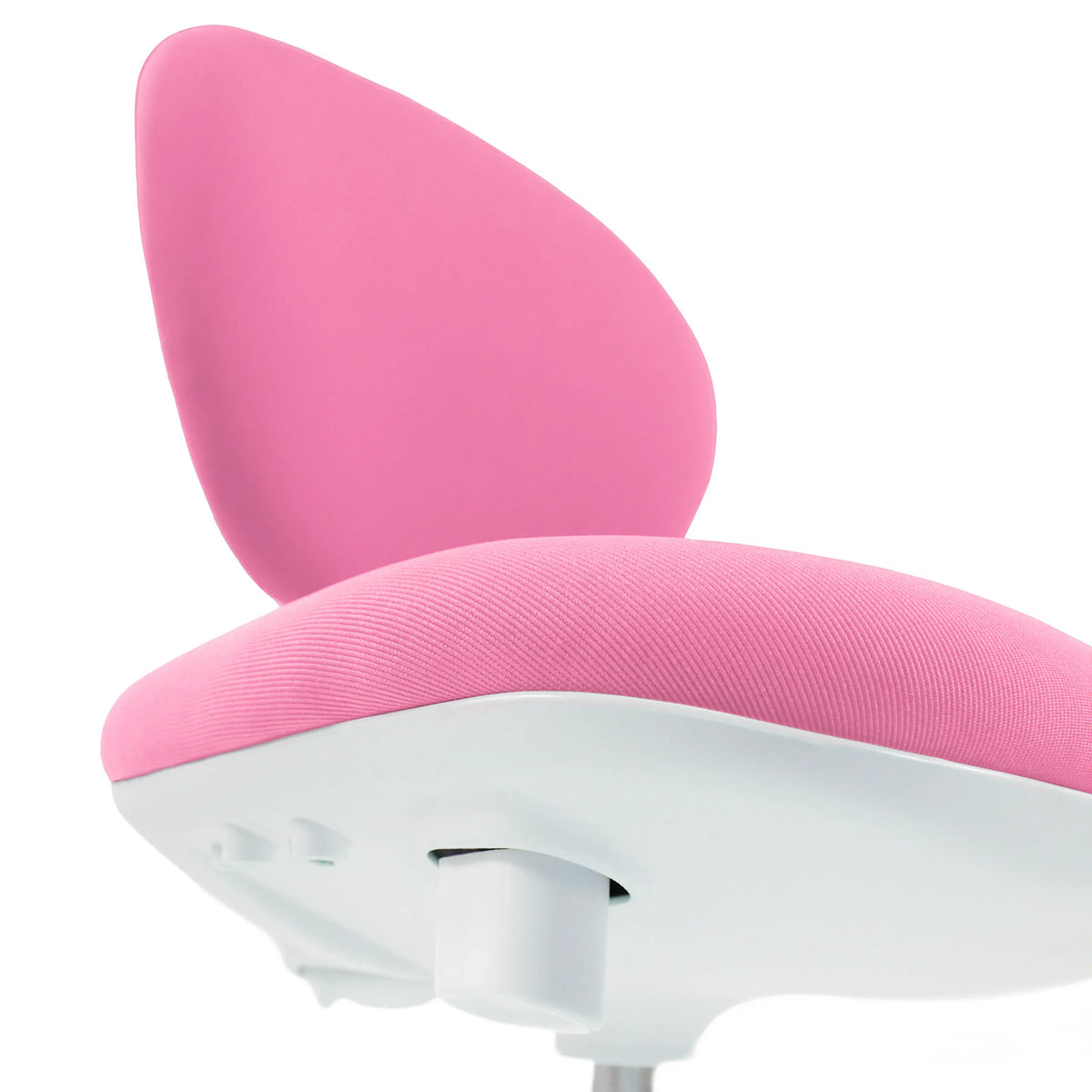 Zitvlak en rugleuning van de Kinder bureaustoel KID VIVO in roze van hjh OFFICE