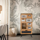 Dressoir CONTINENTO S in donkere houtkleuren met verschillende lades en metalen poten van hjh LIVING