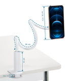 Maattekening van de Houder voor mobiele telefoon & tablet FLEXMOBI I met een lengte van 80 cm van hjh OFFICE
