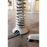 Zilveren verticale kabelspiraal van de CKXE Accessoires van hjh OFFICE PRO