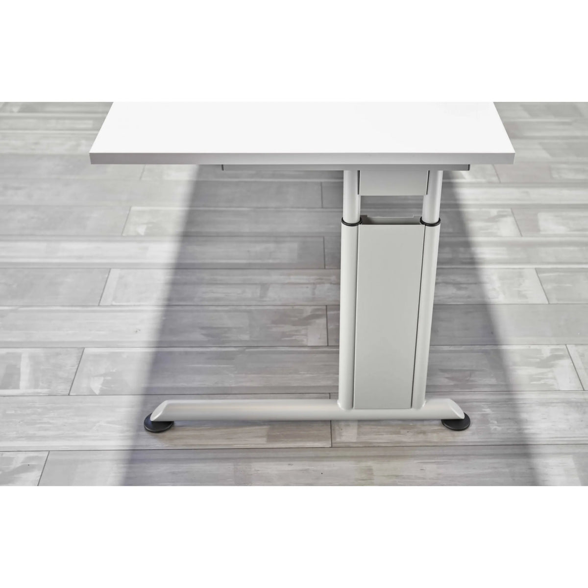 Hoogteverstelbaar frame van het ZENO 12 S bureau in grijs-zilver van hjh OFFICE PRO