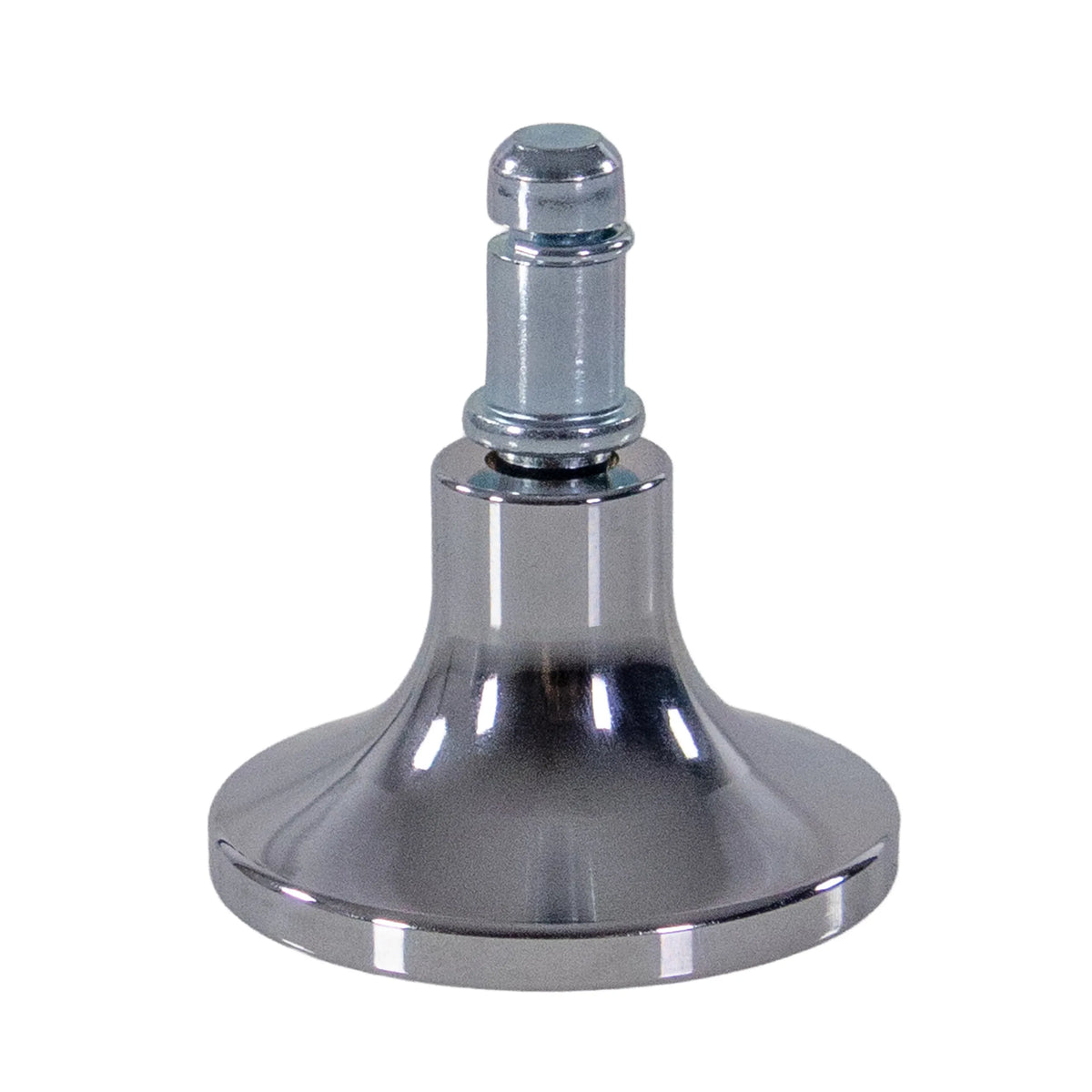 Zilveren vloerdoppen STAND C voor tapijt met 11 mm diameter van hjh OFFICE