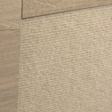 Materiaalweergave van het eikenhouten oppervlak en de viltbekleding van het KITTY PAWBOX 1 kattenhuis van hjh LIVING