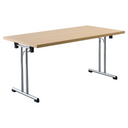 KALOS 16 | Inklapbare tafel | 160 cm | chroom - Conferentietafel 