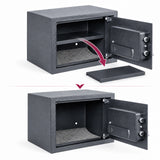 Digitales Zahlenschloss des Tresors Safe Compact Basic in Anthrazit von hjh OFFICE (KI-generiertes Bild)