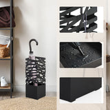 Parapluhouder PLUVARIS als zwarte Accessoires met roosterstructuur en opvangbak van hjh LIVING