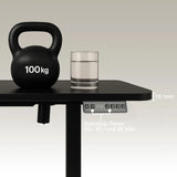 18 mm dik blad en digitaal bedieningspaneel met stand-up timer van het Worktime Game bureau van hjh OFFICE