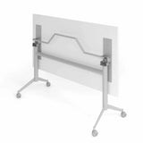Onderstel met klapmechanisme en zwenkwielen van de Conferentietafel KALA 16 van hjh OFFICE PRO