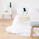 Houder voor mobiele telefoon & tablet COMFILAP II in beige met pluche kussen van hjh OFFICE