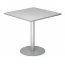 BISTRO F88Q S | Vergadertafel | 80x80 | zilver - Systeem conferentietafel 
