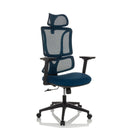 ERGOMY | Stof / Mesh | Frame: Zwart - Thuisgebruik bureaustoel 