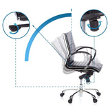 Verstelmechanismen en kantelfunctie van de Professionele directiestoel PARMA 10 van hjh OFFICE