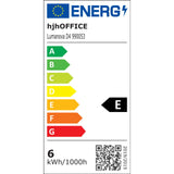 ENERG hjhOFFICE Lumanova D4 990053 A B C D E F G E 6 kWh/1000h 2019/2015