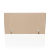 Beige tafelverdeler FLEXMIUT D1 met twee zilveren houders van hjh OFFICE