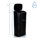 Maattekening van de Sensorbak CLEAN VI met 68 liter inhoud en 78 cm hoogte van hjh OFFICE