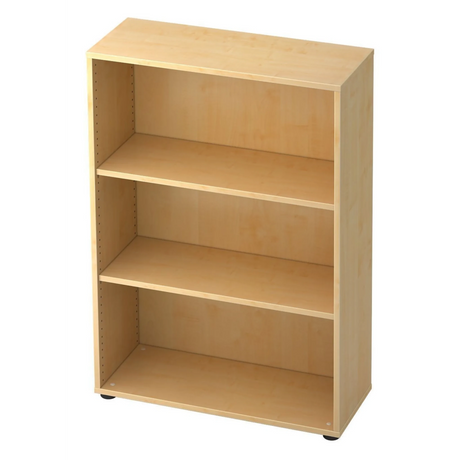 Open kast BETA 4500 in esdoornlook met drie legplanken van hjh OFFICE PRO