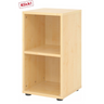 Open kast BETA 9 van licht esdoornhout met twee planken van hjh OFFICE PRO