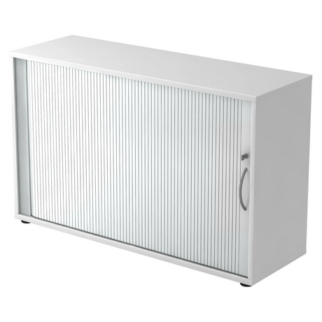 Witte rolluikast BETA R 1732S met metalen booghandgreep van hjh OFFICE PRO