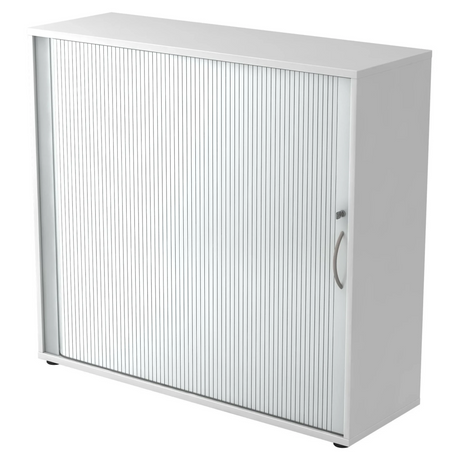 Witte rolluikkast BETA R 1733S met metalen booghandgreep van hjh OFFICE PRO