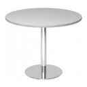 BISTRO F100R C | Vergadertafel | Ø 100 | chroom - Systeem conferentietafel 