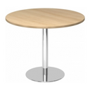 BISTRO F100R C | Besprechungstisch | Ø 100 | Chrom - System Konferenztisch - buerostuhl24