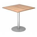 BISTRO F88Q S | Vergadertafel | 80x80 | zilver - Systeem conferentietafel 