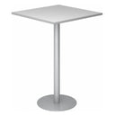 BISTRO H88Q S | Statafel | 80x80 | zilver - Systeem conferentietafel 