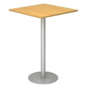 BISTRO H88Q S | Statafel | 80x80 | zilver - Systeem conferentietafel 