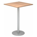 BISTRO H88Q S | Statafel | 80x80 | zilver - Systeem conferentietafel 