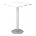 BISTRO H88Q S | Statafel | 80x80 | zilver - Systeem conferentietafel 