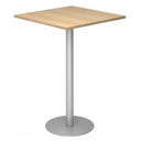 BISTRO H88Q S | Statafel | 80x80 | zilver - Systeem conferentietafel 