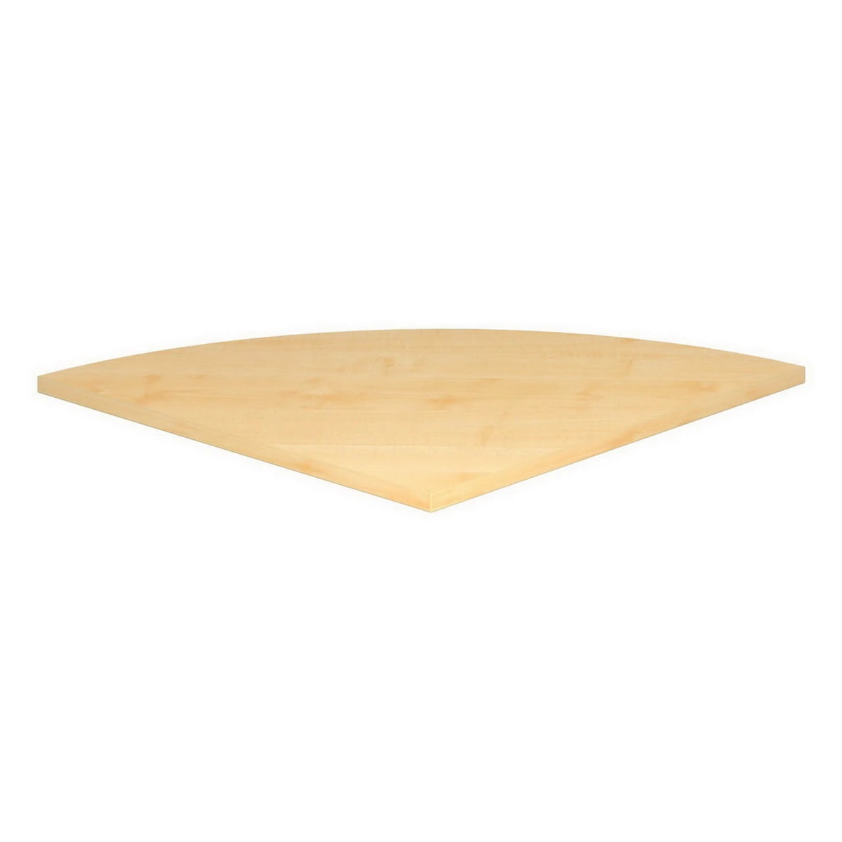 Ronde hoekverbinder 80 x 80 mm in esdoorn uit de HILO-serie HE90 / HE91 van hjh OFFICE PRO