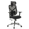 High end bureaustoel CASSILIS B met zwarte netbekleding en hoofdsteun van hjh OFFICE