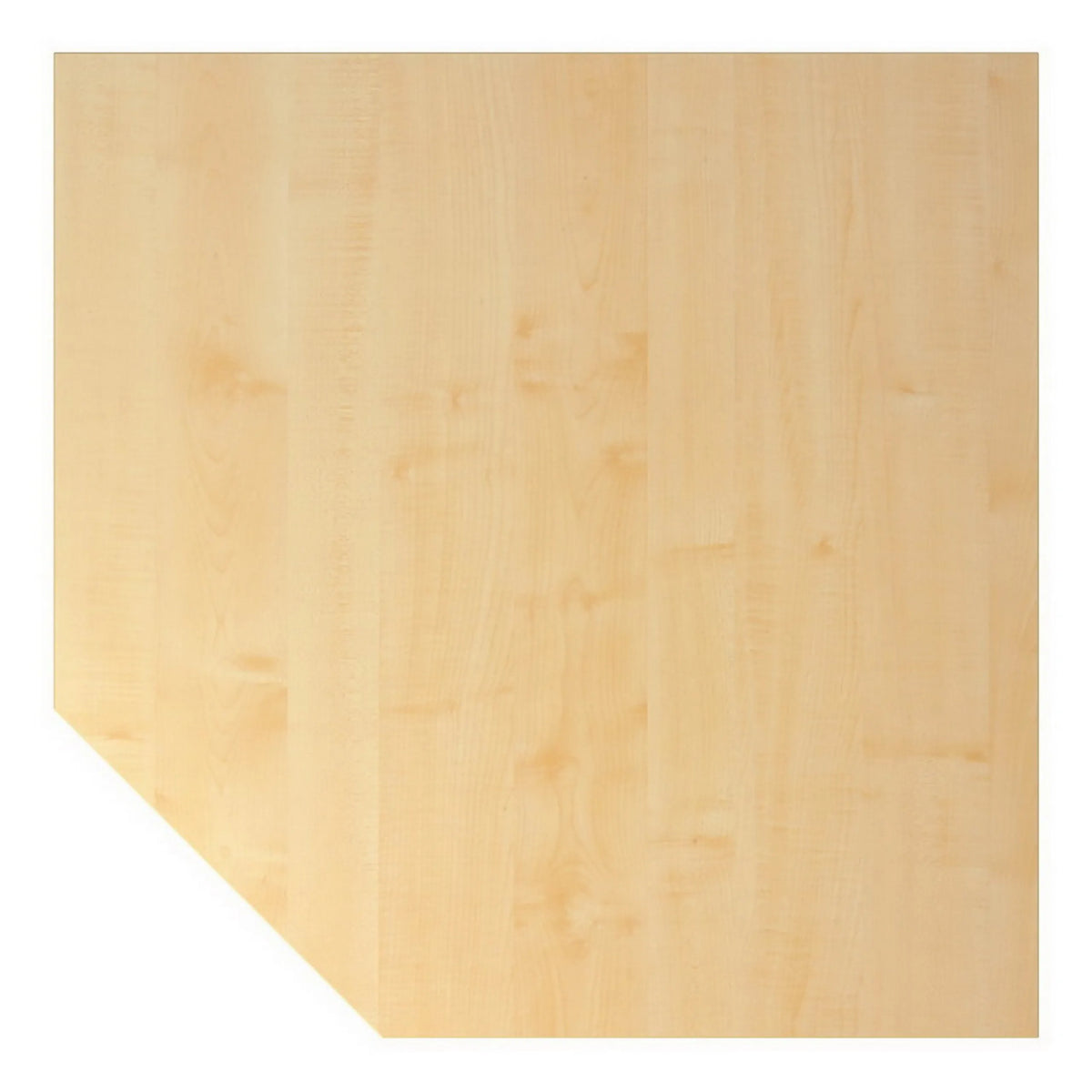 Esdoornkleurige trapeziumplaat 120 x 120 mm uit de serie JT12 van hjh OFFICE PRO