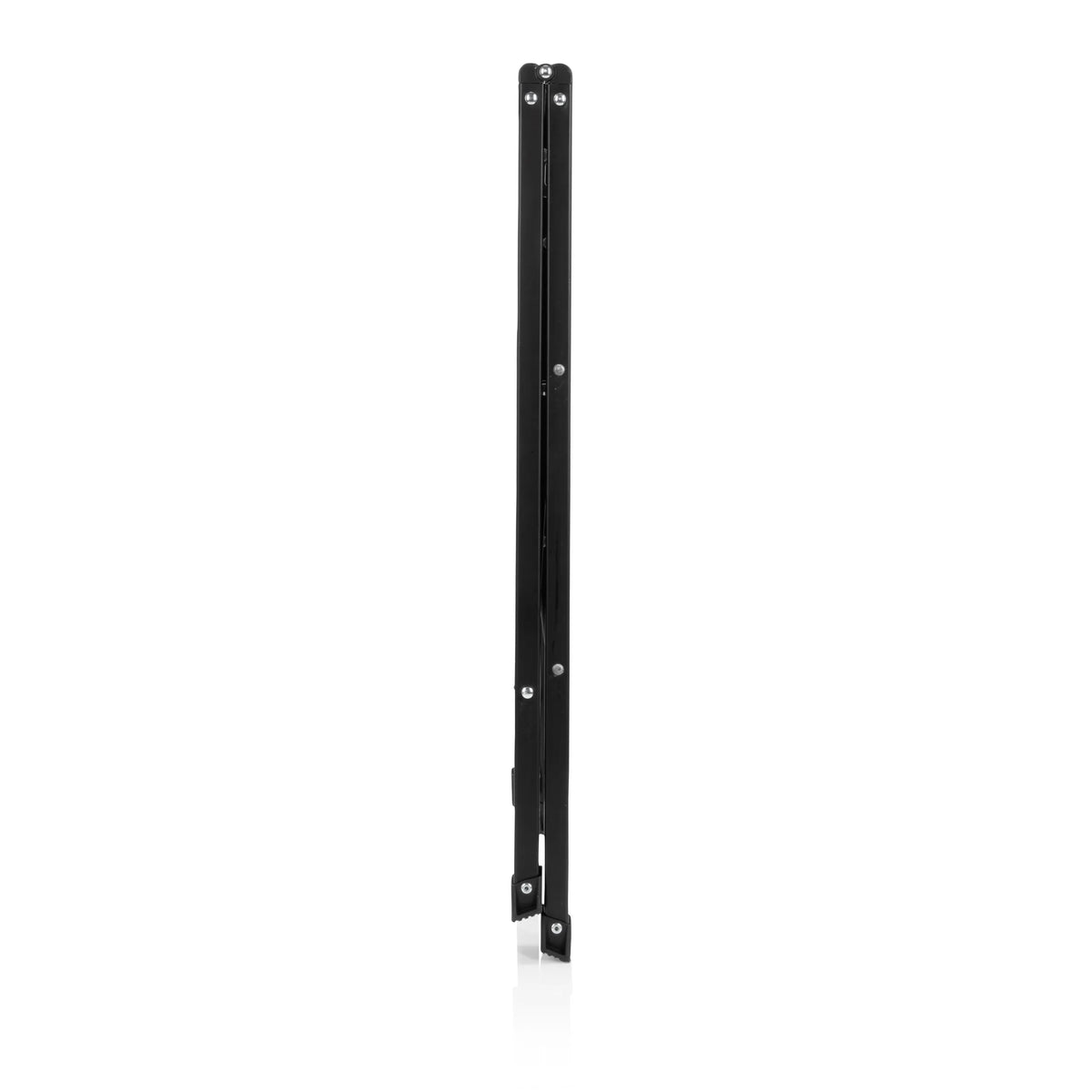 Zijaanzicht van de ingeklapte Klaptrap SOLID W5 in zwart van hjh OFFICE