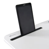 Tablet-houder in het tafelblad van het Zit- Sta bureau STAND VM-SU I van hjh OFFICE