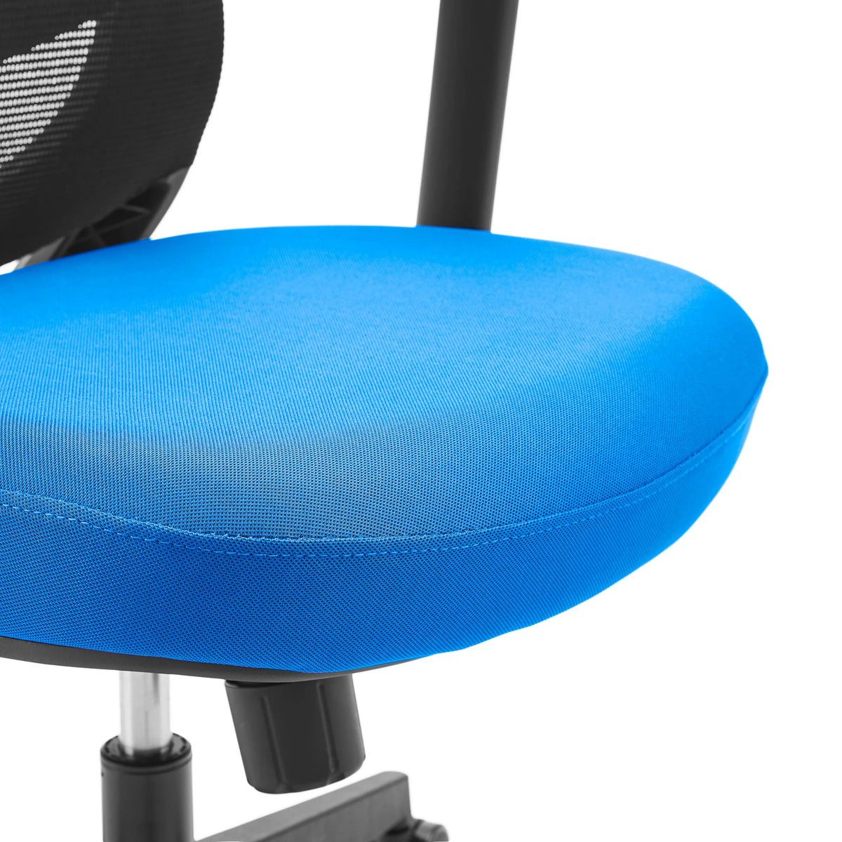 Blauwe zitting van de Thuisgebruik bureaustoel Sedito van hjh OFFICE