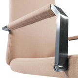 Beige armleuning met metalen steun van de Thuisgebruik bureaustoel SARANTO PLUS I van hjh OFFICE
