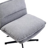 Zitvlak en rugleuning van de Lounge stoel Criss-Cross 20 in donkergrijs van hjh LIVING