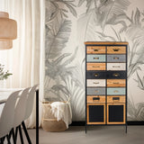 Commode CONTINENTO HIGH in verschillende houtkleuren en donkere tinten met metalen frame van hjh LIVING