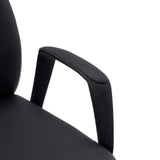Zwarte armleuning van de VELVET ECO professionele directiestoel van hjh OFFICE