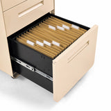 Open lade met hangmappen van het COLOR PLUS I ladeblok in beige van hjh OFFICE