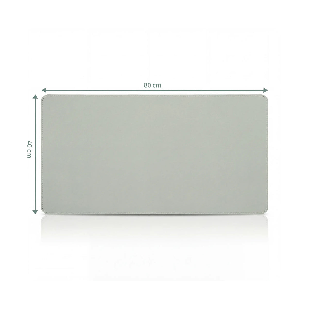 Maataanzicht van de Bureau Onderlegger Padflux Clean met 80 × 40 cm van hjh OFFICE