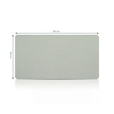 Maataanzicht van de Bureau Onderlegger Padflux Clean met 80 × 40 cm van hjh OFFICE