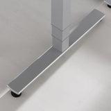 T-Fuß mit Bodengleiter des Schreibtischs XMST 19 G von hjh OFFICE PRO