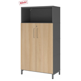 FlexWall | 4 OH | deuren + kast | met sokkelframe 