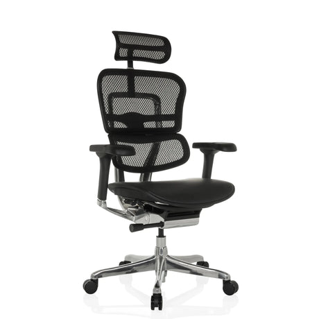 ERGOHUMAN GEN2 | Netzstoff / Leder - Luxus Chefsessel - buerostuhl24