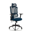 ERGOMY | Stof / Mesh | Frame: Zwart - Thuisgebruik bureaustoel 
