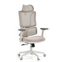 ERGOMY W | Stof / Net | Frame: Wit - Professionele bureaustoel 