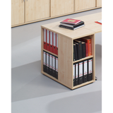 Open kast ANCO 1630 in eiken met ordners en boeken van hjh OFFICE PRO